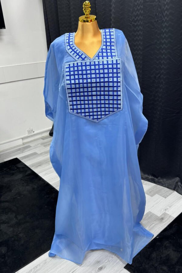 Risikat Chiffon Kaftan - Image 3