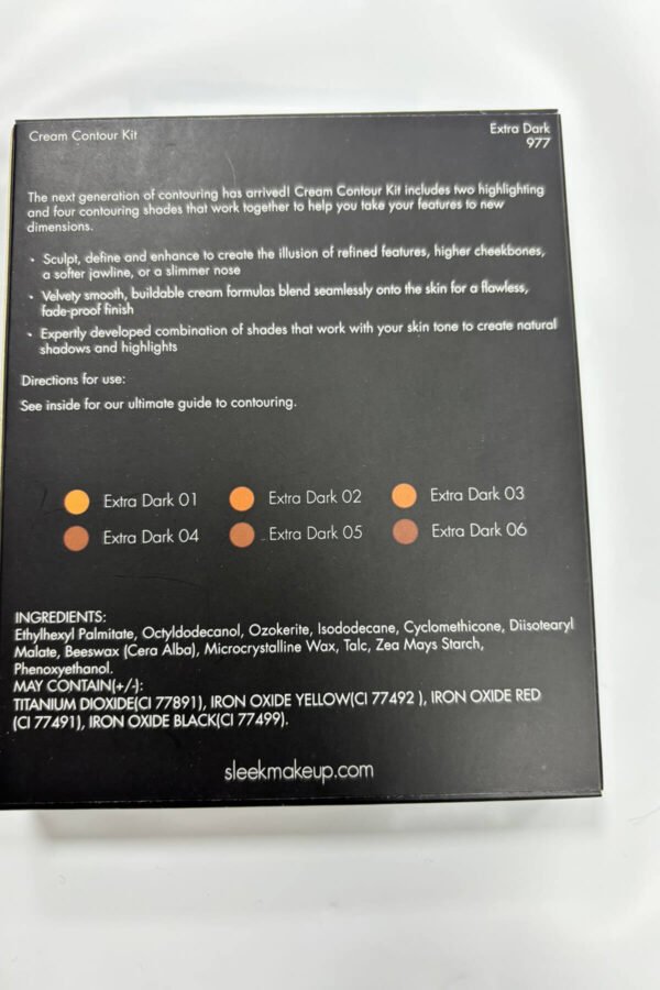 Sleek Cream Contour Kit Extra Dark - Image 3